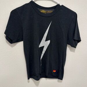 Aviator Nation Bolt Boyfriend Tee. Size XS.